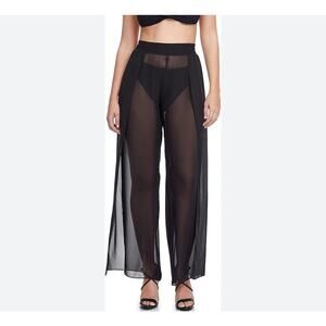 Nwt- Gottex Swim- sheer cover up pants-L